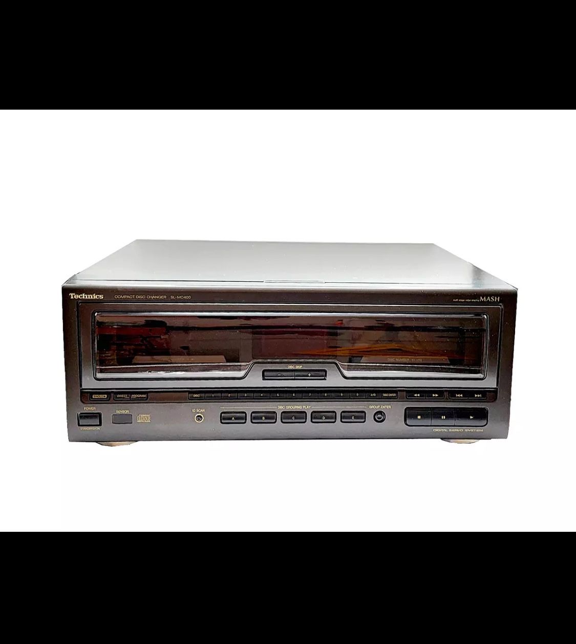 Vintage Technics SL-MC400 High-End 110-CD Changer with Remote Japan - Tested