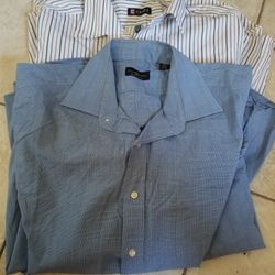 Men's Long Shirts Size 17 1/2