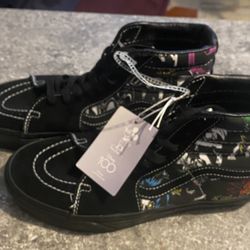 Vans x Disney Sk8-Hi Disney 100 Villains Black VN000BW7BMB Sneaker Mens Size 6.5