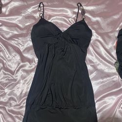 Black y2k dress size S-M