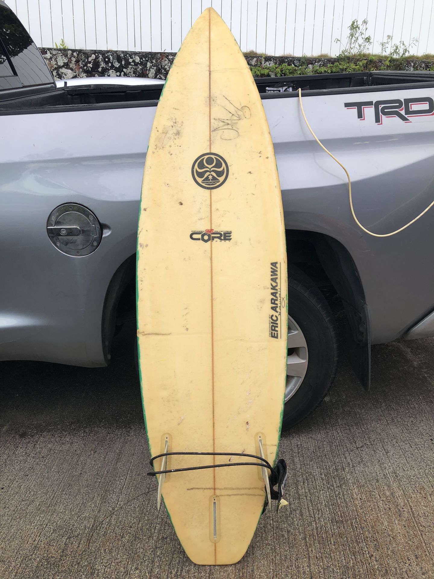 PRICE DROP**HIC SURFBOARD DESIGNED BY ERIC ARAKAWA 5'8” for Sale 