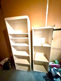 Bookshelves 5 and 6 ft tall