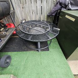 Fireplace And Grill Combo
