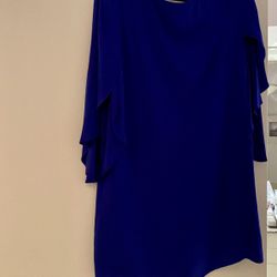 Milly Size 10 Dress Royal Blue