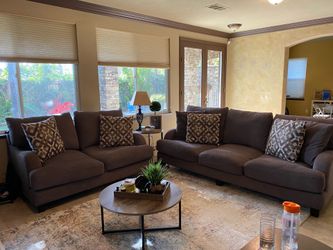 Living Room Sofas and TV Stand