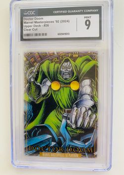 Doctor Doom Marvel Masterpieces '92 (2024) Upper Deck - #26 Clear Cut