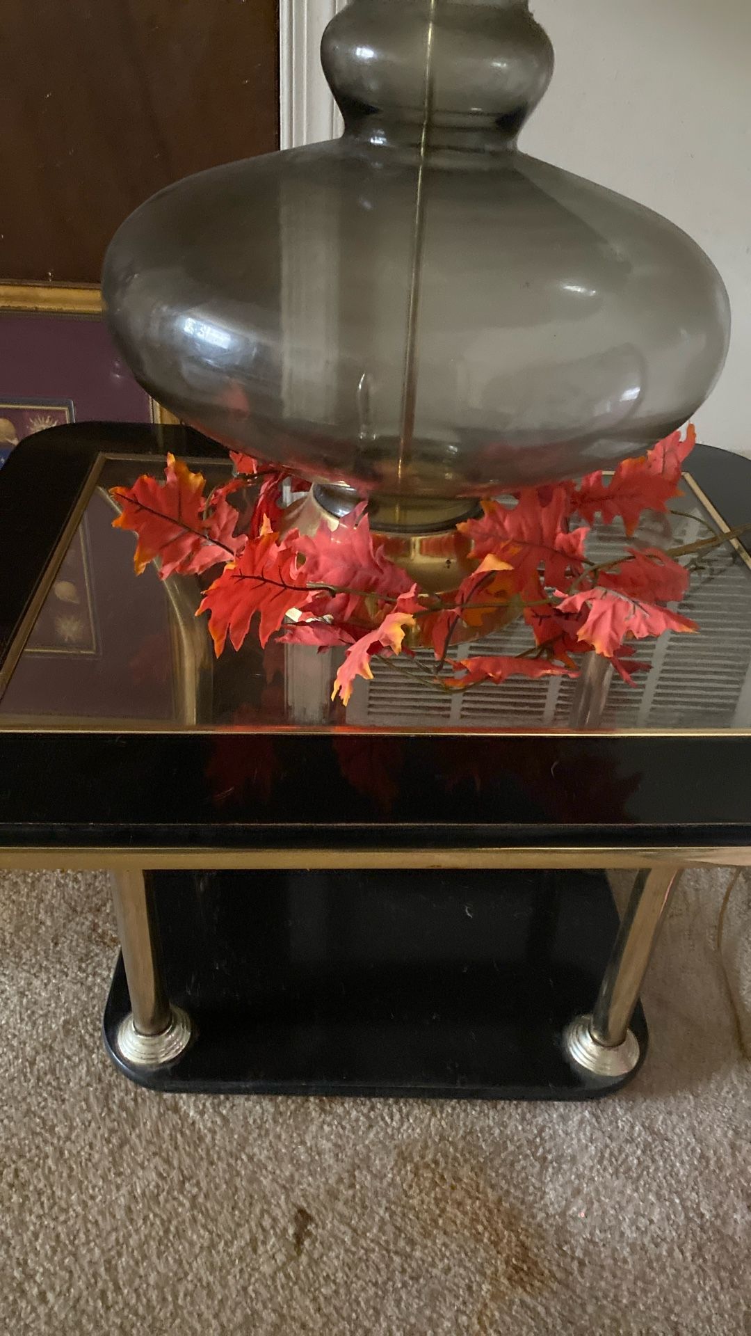 Glass End Table