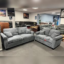 Corduroy 2 Pc Sofa And Loveseat Set - Limited Time Offer