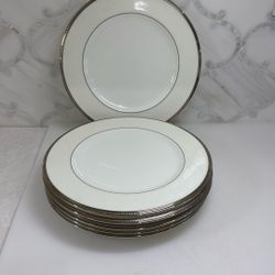 Noritake Bone China Dinner Plates - Set 6