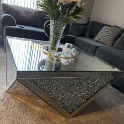 Mirror Glass Coffee Table