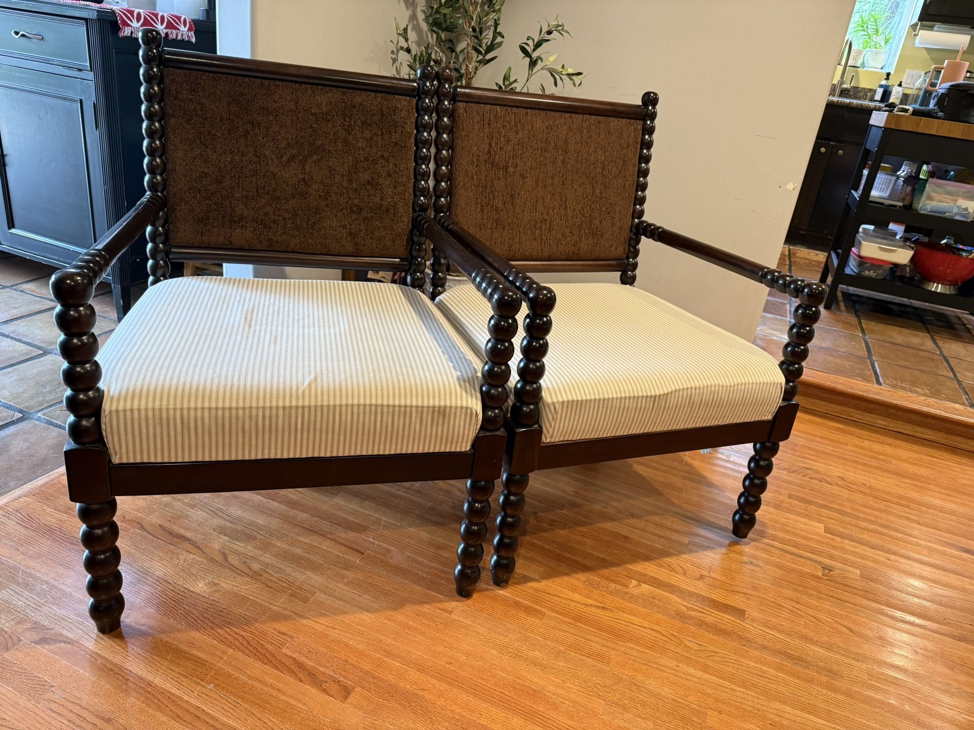 Oversized Spindle Chairs