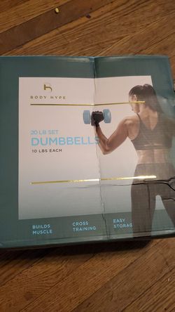 Dumbells 2 in box 10 lbs each (BRAND NEW AND SEALED)
