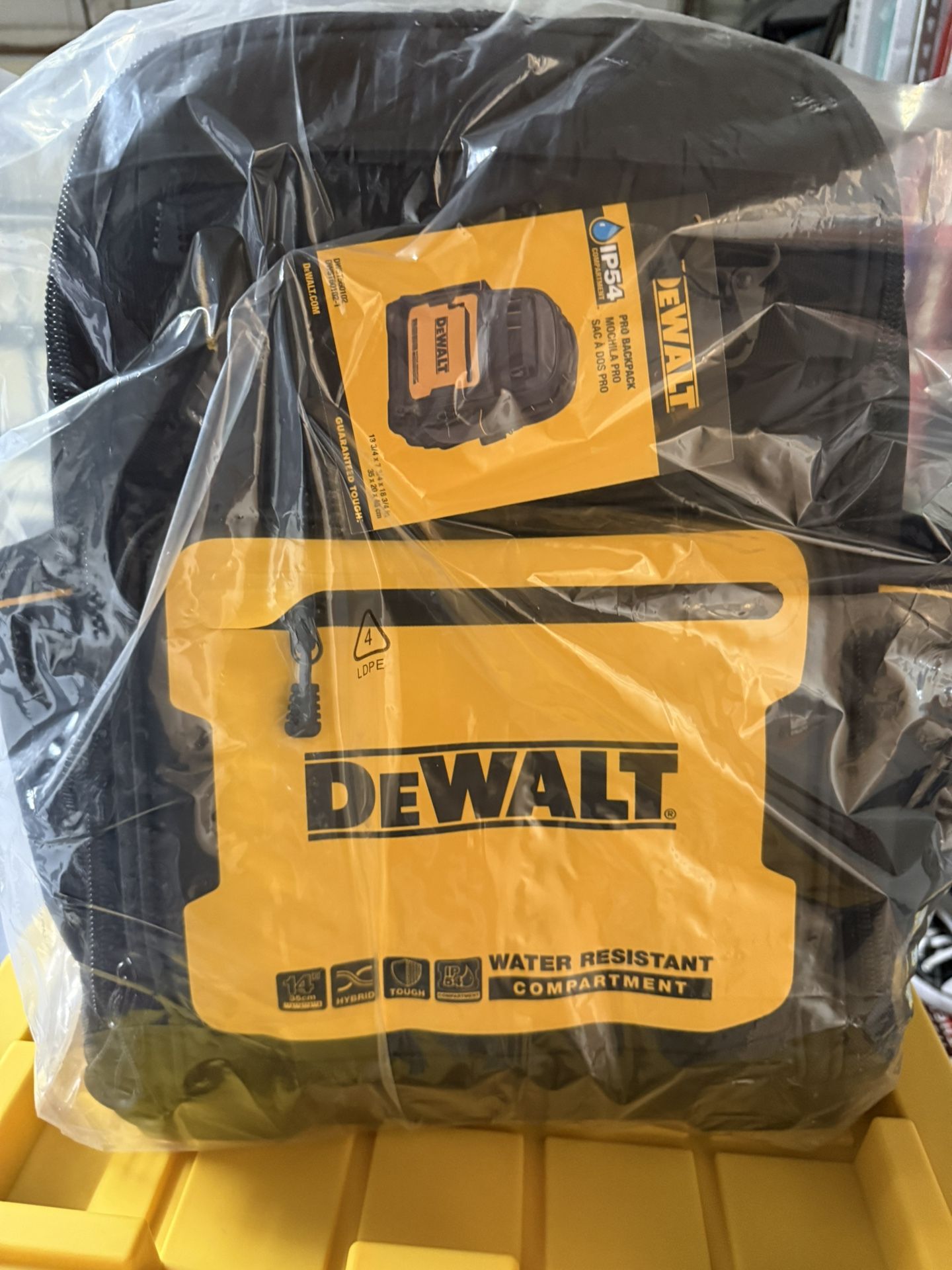 DEWALT Tool Backpack, Tool Storage and Organization, Durable and Water Resistant (DWST560102)