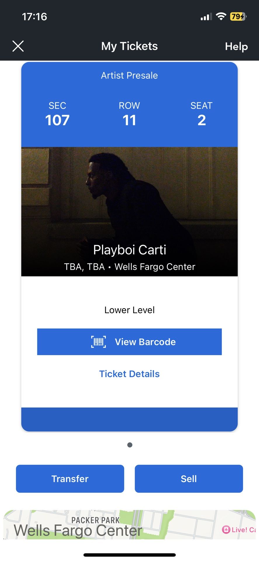 Playboi carti ticket