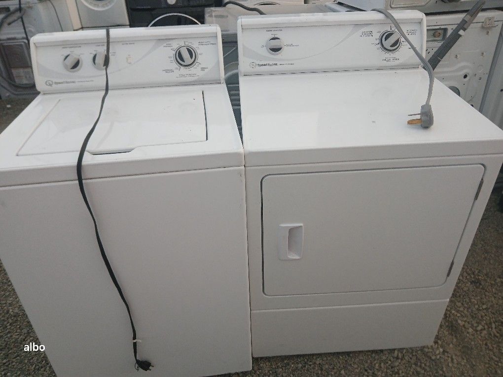 Speed Queen Washer And Dryer Set Electric