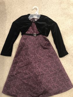 Girls Two Piece Christmas Dress Size 6