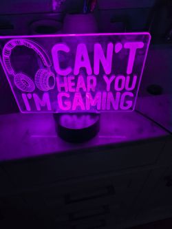 Light up sign