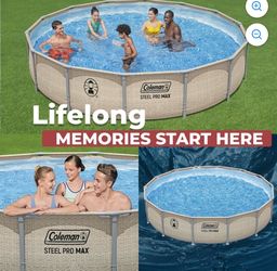 Colman above ground pool 14ft