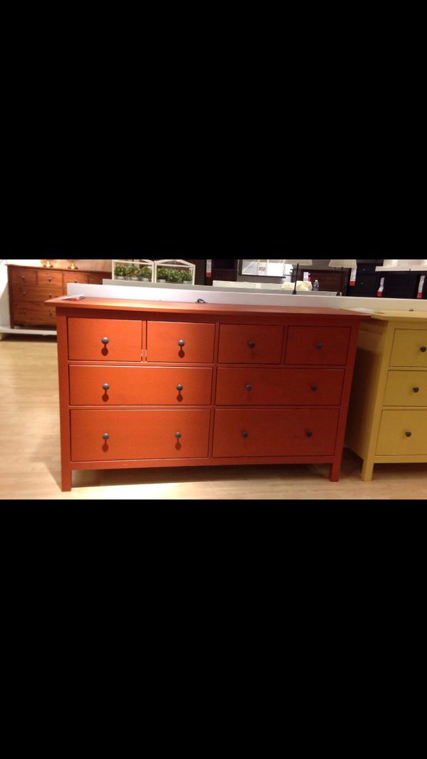 Hemnes Ikea 8 Drawer Dresser Red Brown For Sale In Monmouth