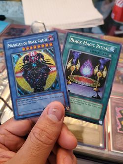 Yugioh Cards Magician Of Black Chaos & Black Magic Ritual