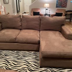 Crate & Barrel Axis Sectional + Matching Swival Chair *Free local Delivery*