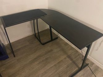 Black desk