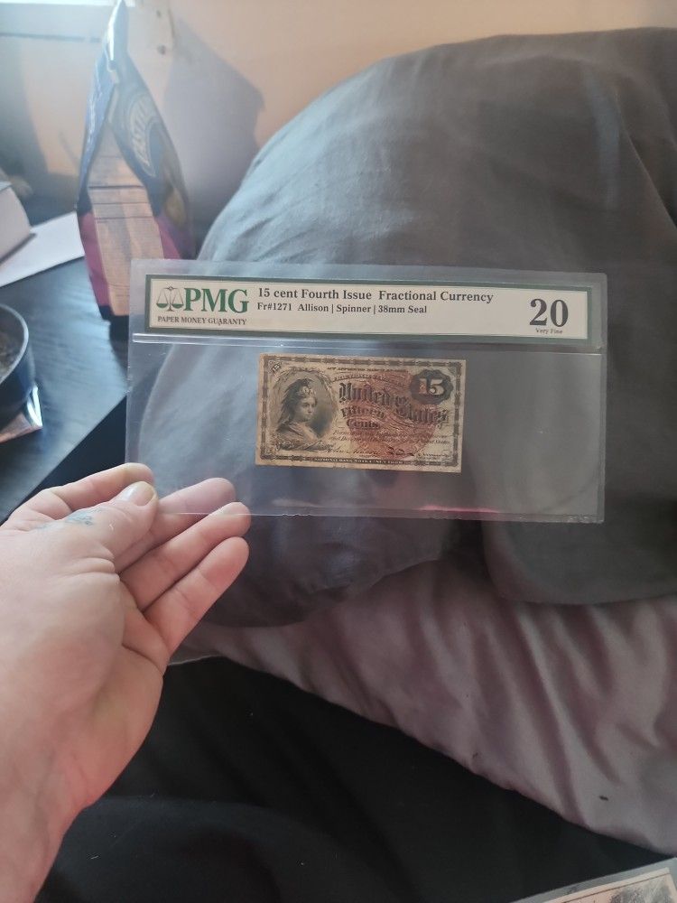 15 Cent Fourth Issue Fractional Currency