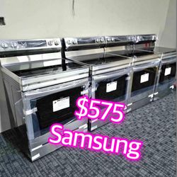 NEW SAMSUNG ELECTRIC RANGE TAKE HOME WITH $10 