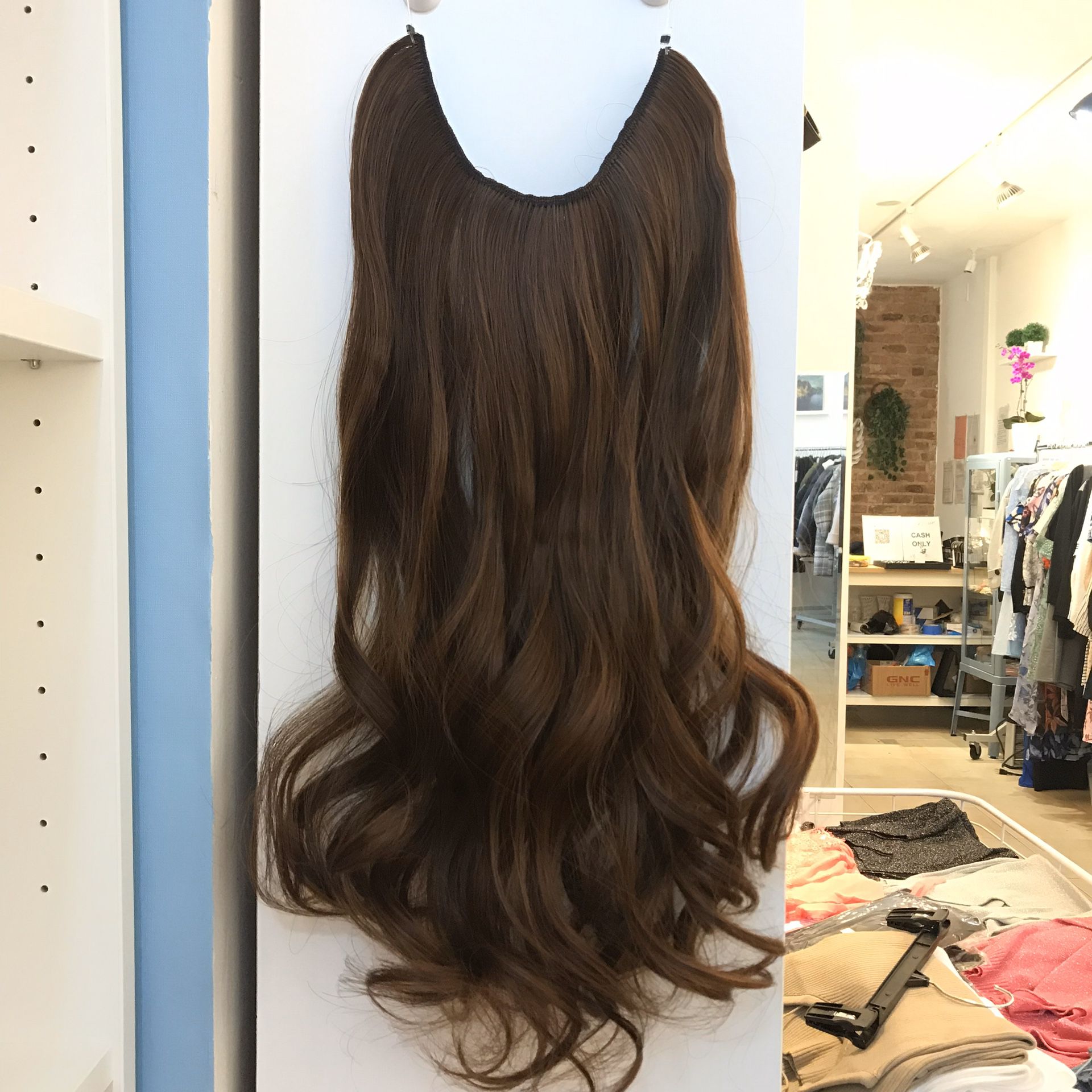 22” Fish line band hair extensions