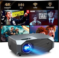 Brand New YOWHICK 4K Smart Projector | Native 1080P | WiFi & Bluetooth | Sealed Box
