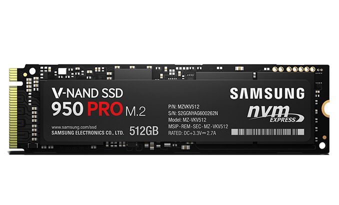 Samsung 950 Pro 512gb M.2 SSD