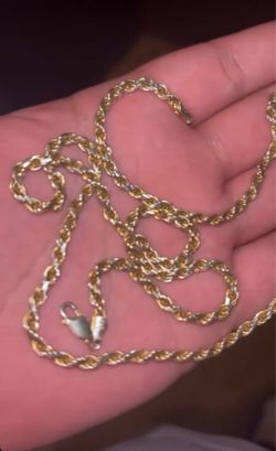 24k rope chain600 OBO