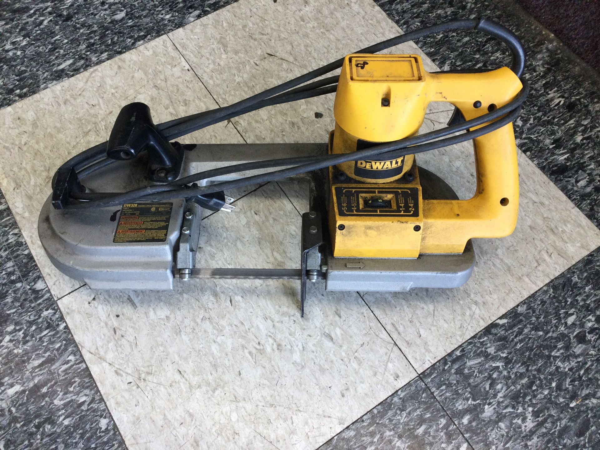 DEWALT Portable Band Saw PortaBand For Plumbing HVAC Metal Beams Rebar Car Frame