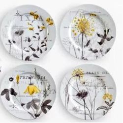 Les Fleurs Du Bois Luncheon Plates By Rosanna
