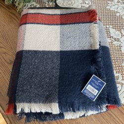 Pattern Blanket Scarf - NEW 