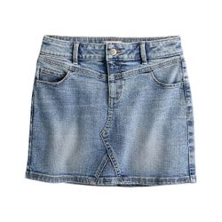 Girls' SO Denim Skirt (Size 14)
