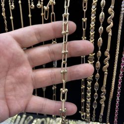 14k Bracelet ✅compro Oro 14k $70 X Gramo