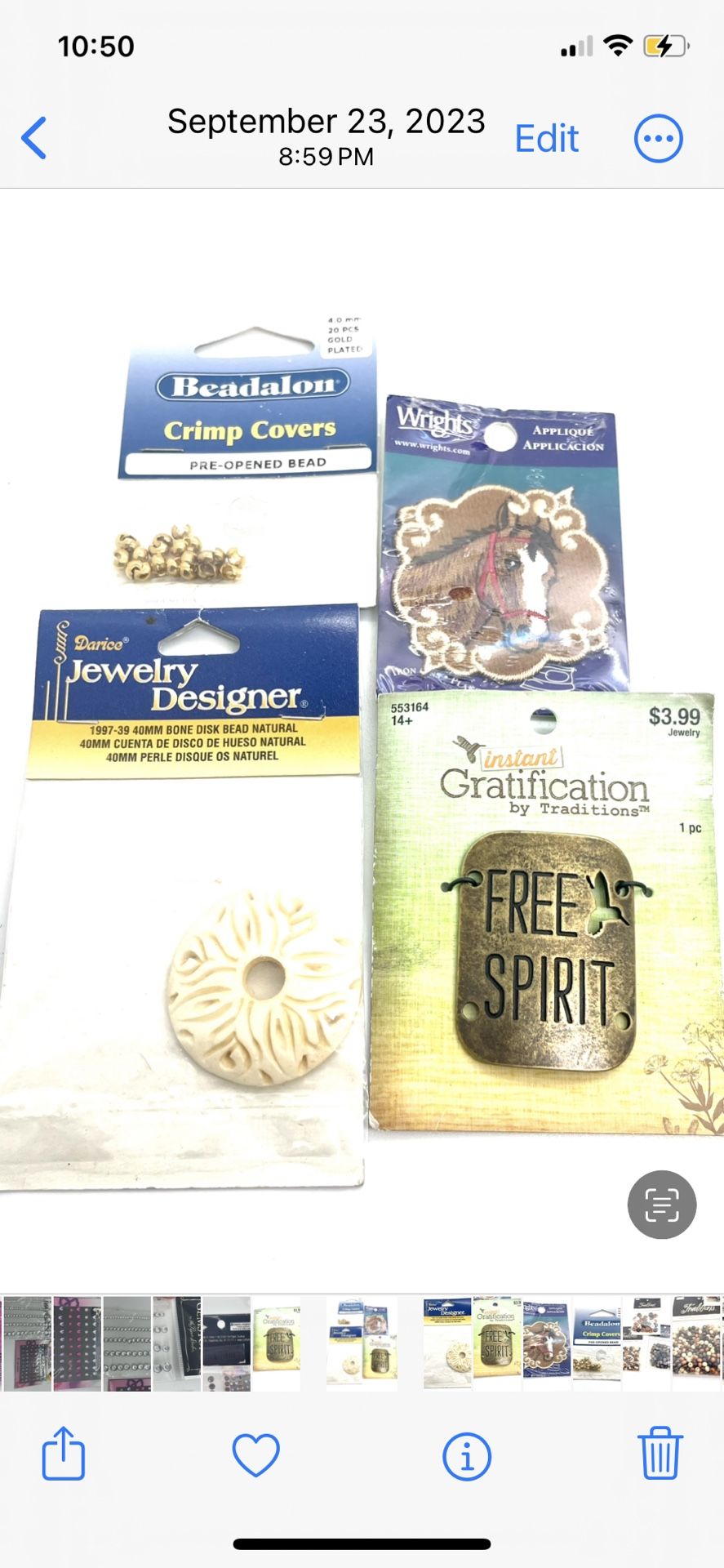 Lot Of Items For Crafting Or Jewelry