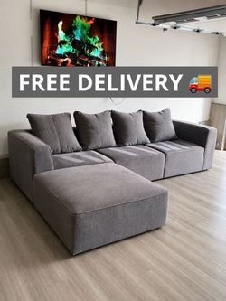 •Free Delivery• Gray Modular Sectional Couch 🛋️