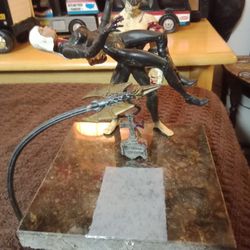 Demon Scene On Marble.