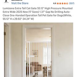 Extra tall pet/child gate