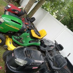 Come Get All Yhese Mowers 