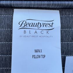 Simmons Beautyrest Black Napa Plush Pillow Top  Cal King!!!