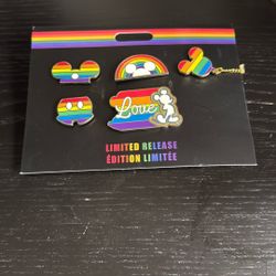 Rainbow collection Mickey Mouse 5 pin set 