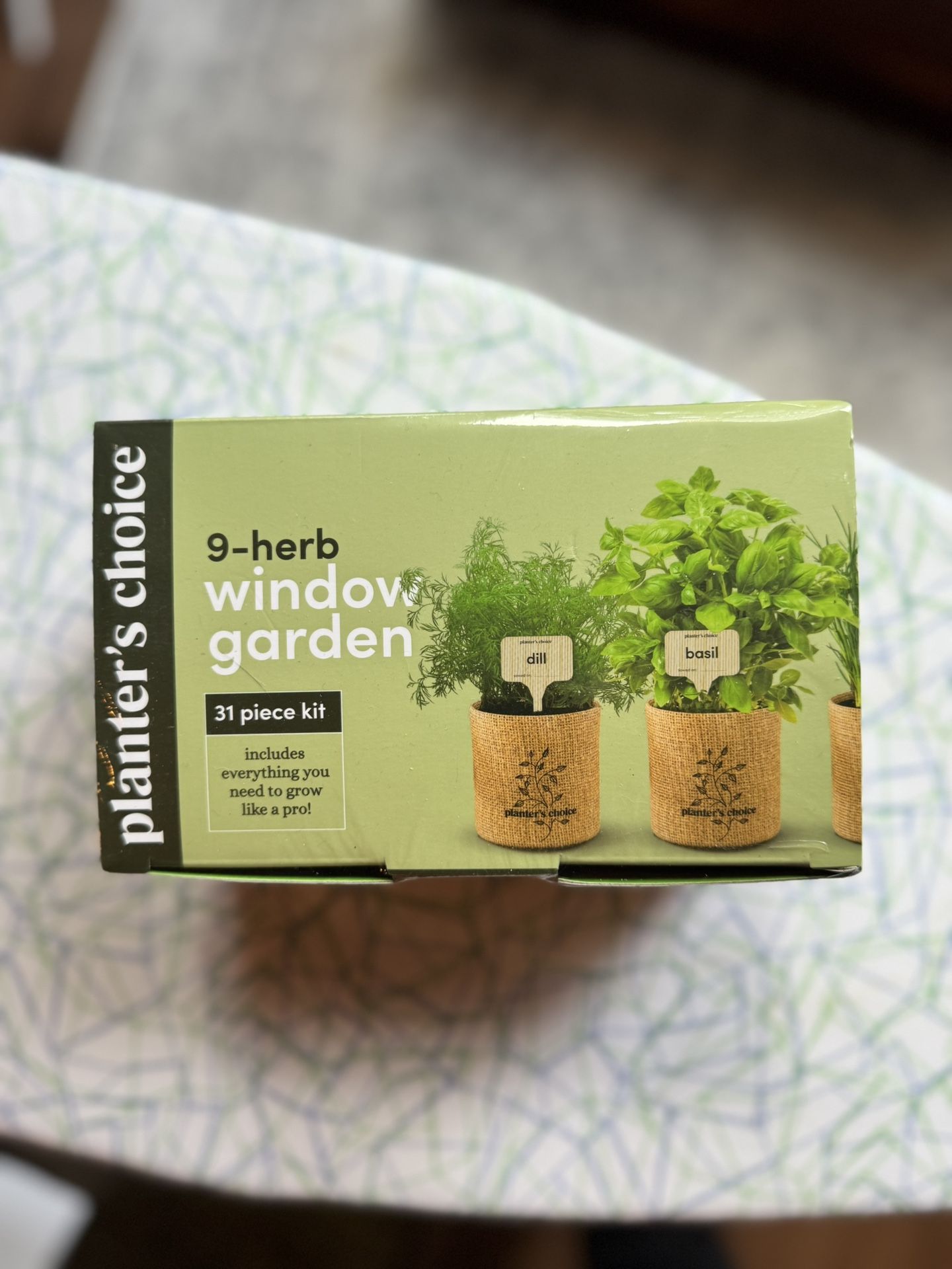 New In Plastic- Planters Choice 9-herb Window Garden