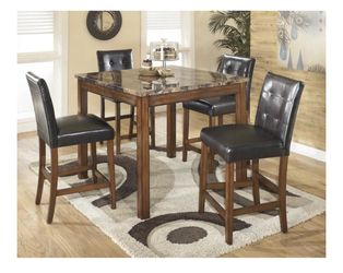 Square Counter Table Set