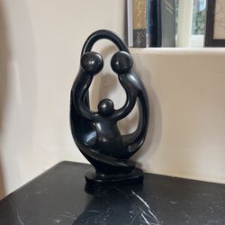 Carved Black Marble