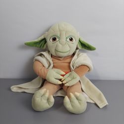 Yoda Sitting Plush 12” Wearing Robe Star Wars LucasFilm