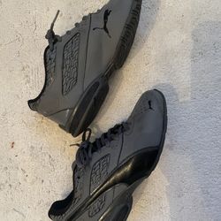 Grey Puma Trainers