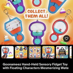 Goonameez, Hand-Held Sensory Toy with Floating Characters, Mesmerizing Water Mix
